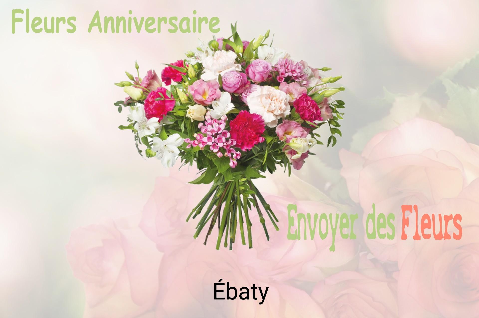 Bouquet de fleurs d’anniversaire livré à Ébaty